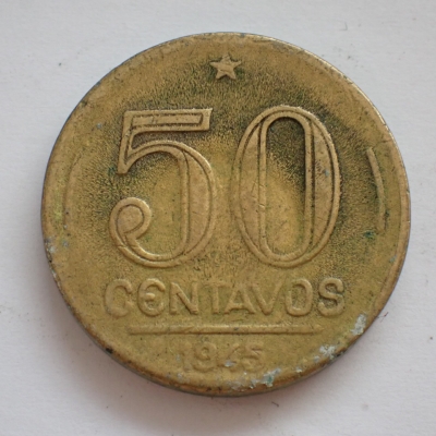 Brazil 50 centavos 1945...