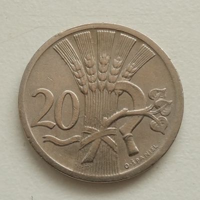 20 Haléř 1925, 18b2